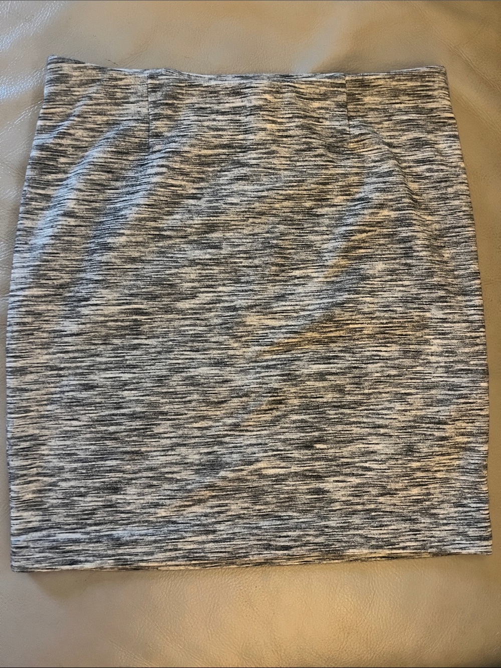 Dynamite Marled Gray Mini Skirt